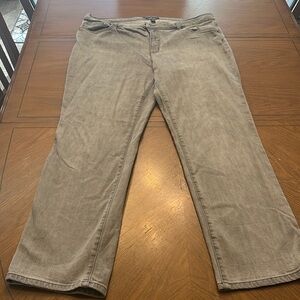 Lauren Ralph Lauren Gray Straight Leg Jeans
